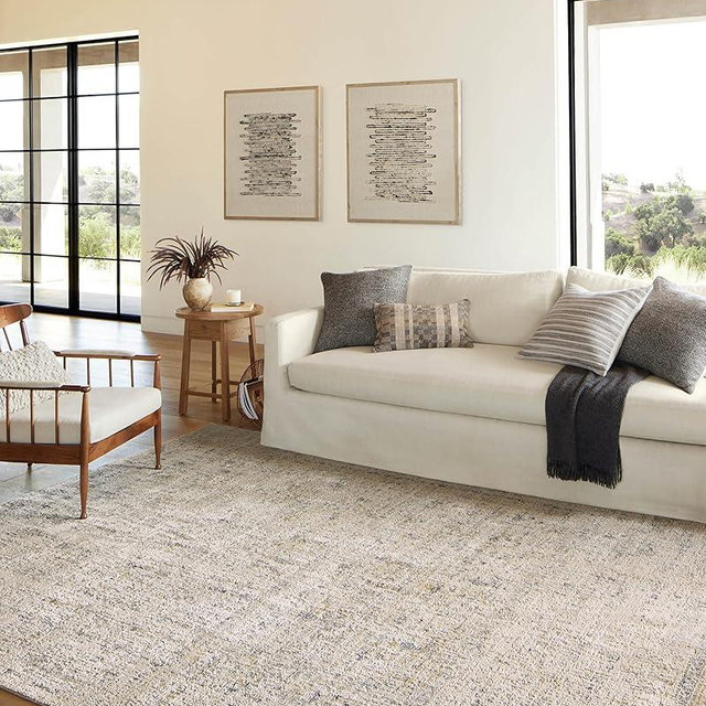 Loloi Amber Lewis Alie Collection ALE-02 Sand/Sky 2'-7'' x 10'-0'', .13'' Pile Height, Runner Rug