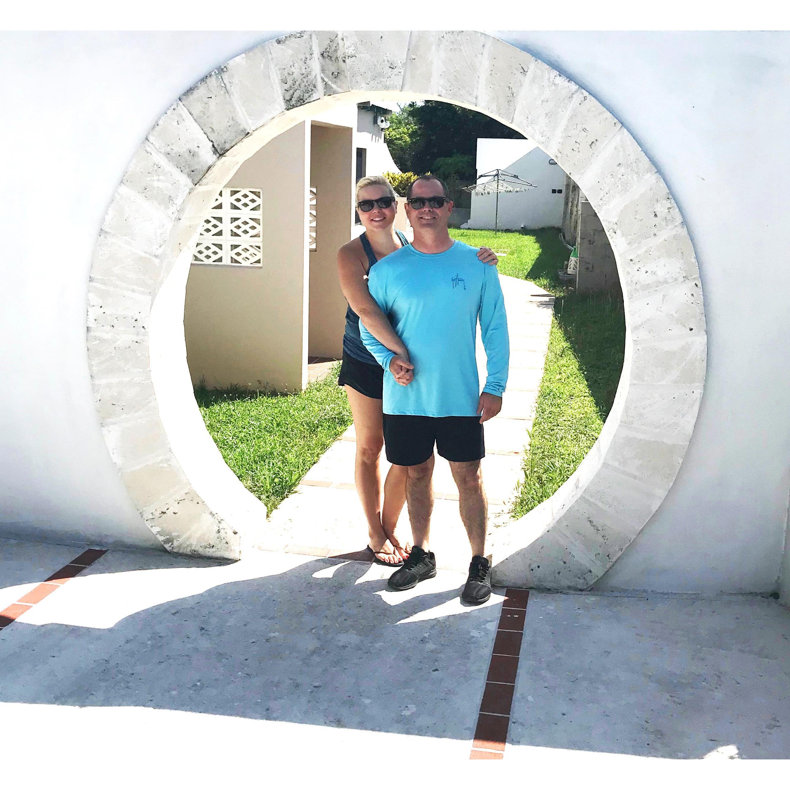 We discovered many Moon Gates in Bermuda in June 2018 and loved them so much we have incorporated them into our wedding day.