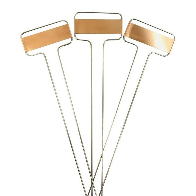 Ugold - Pack of 30 Copper Plant Labels for Garden, Metal Plant Markers Nameplate, Plant Tags for Outdoor and Potted Plants (5" x 2.6")