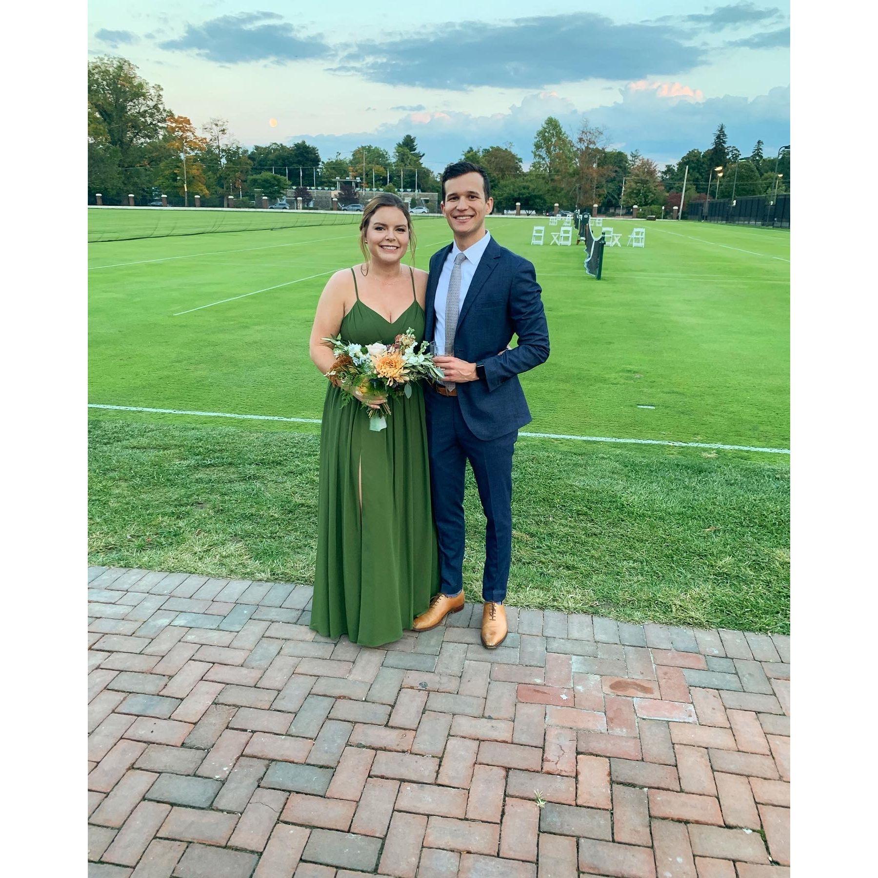 October 2022: Friends Rachel and Ted's Wedding