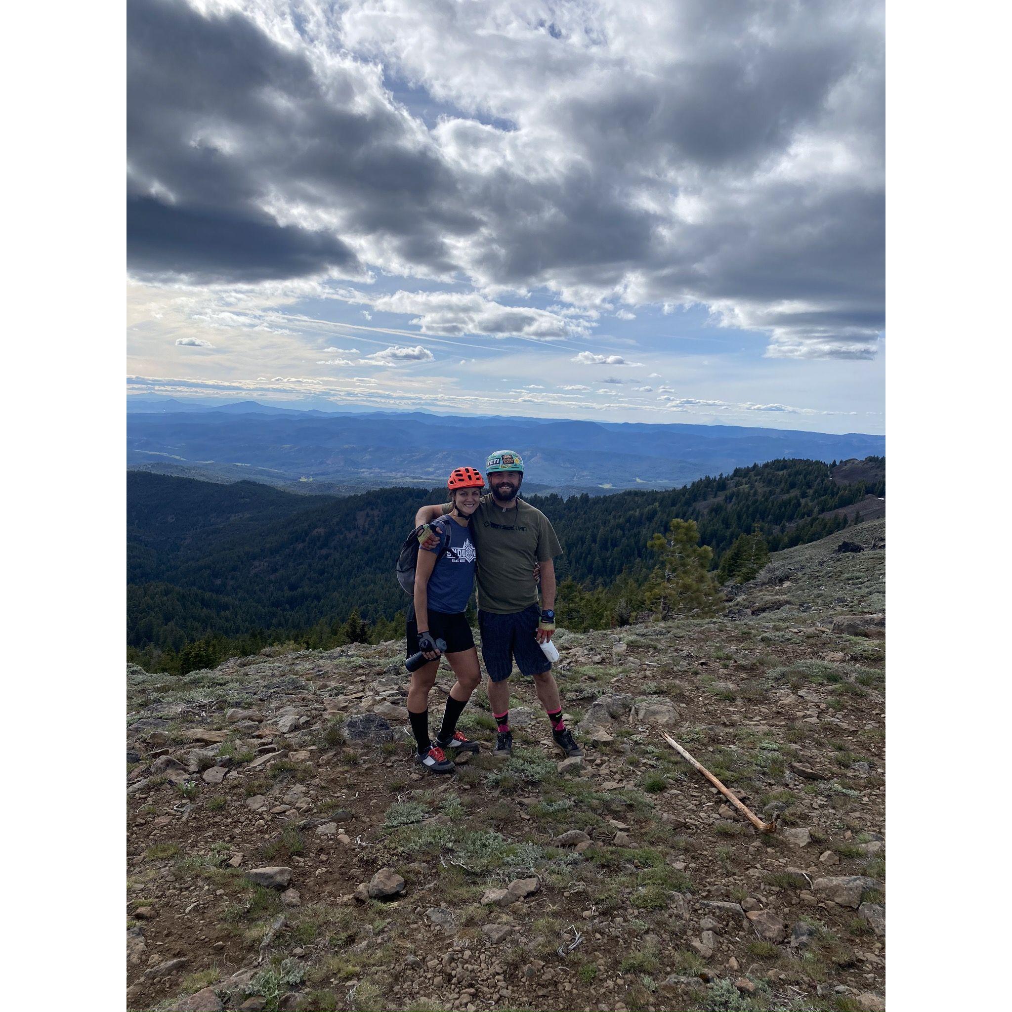 We biked up a road-less-traveled in the Ochoco forest. Our limits were tested only to find a beautiful view awaiting our defeat.