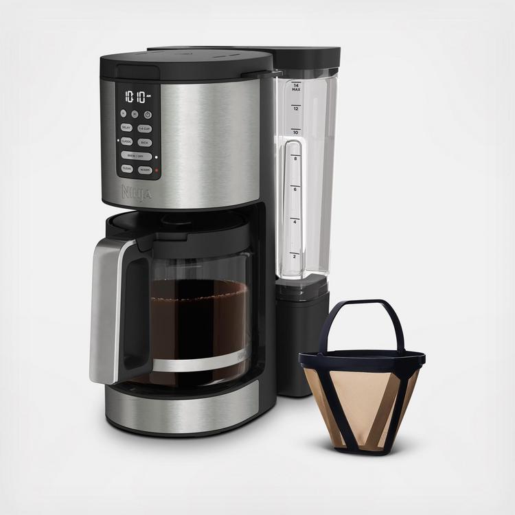 Calphalon Coffee Maker Programmable Coffee Machine with Glass Carafe 14  Cups Stainless Steel 