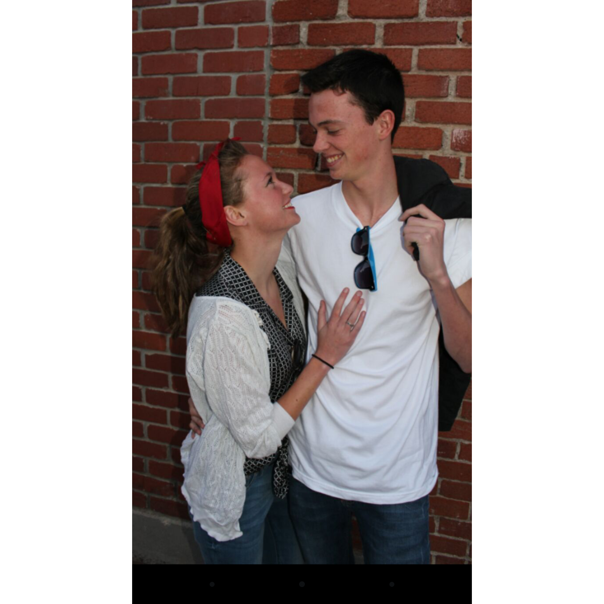 Megan asked Cameron to the sadie's 40's themed dance.