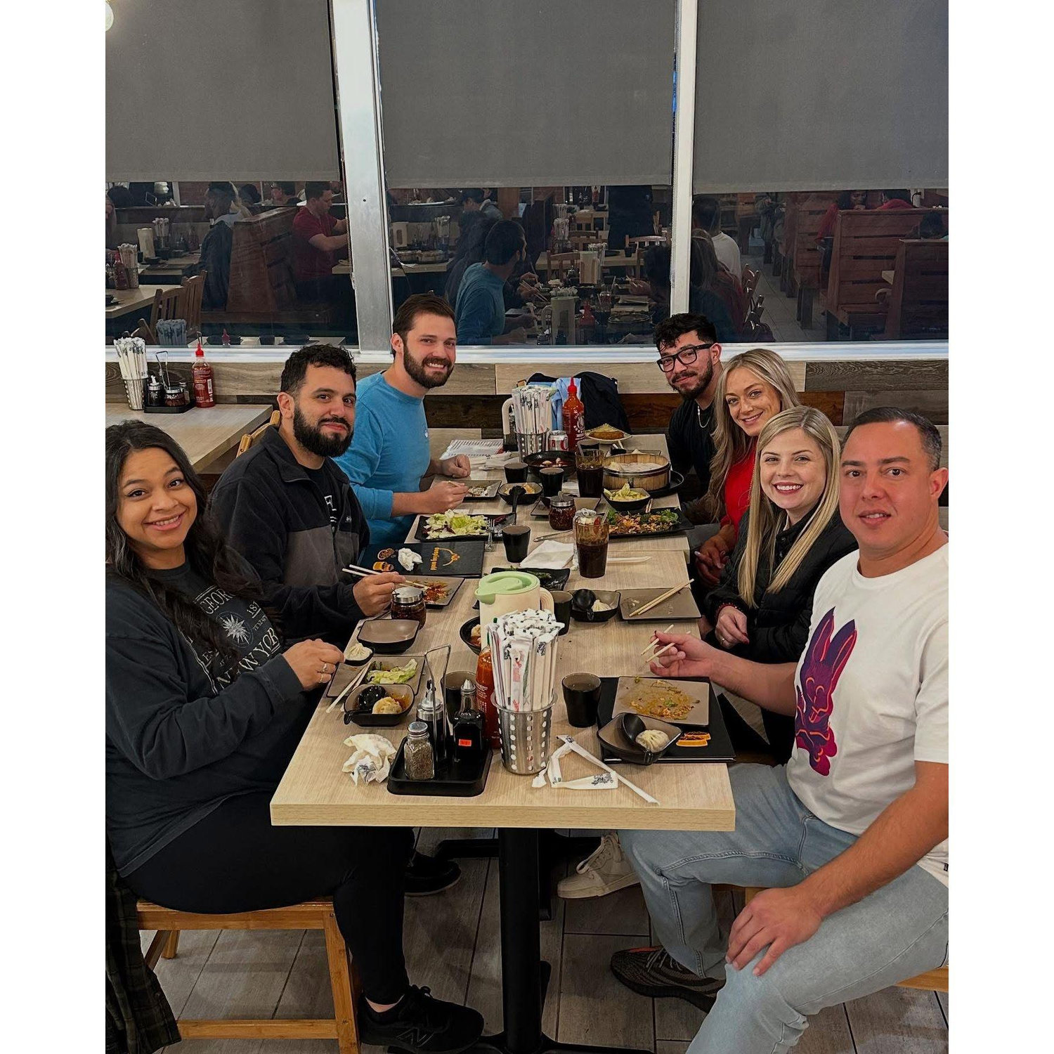 Dumplings with Kelly, Steve, Josh, Edgar, and Kelsey!