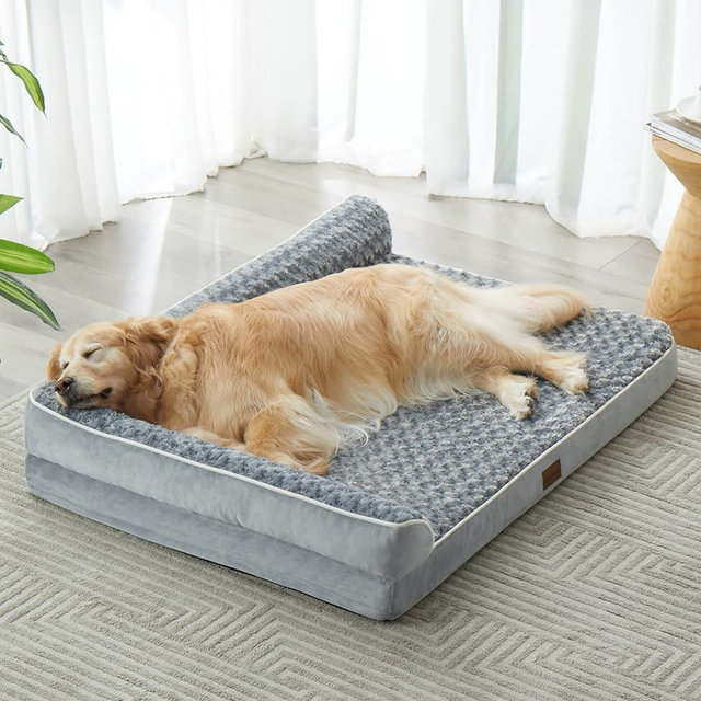 BFPETHOME Orthopedic Dog Bed for Extra Large Dogs-Big Waterproof Sofa Dog Bed with Removable Washable Cover, Large Dog Bed with Waterproof Lining and Nonskid Bottom,Pet Bed for Large Dogs