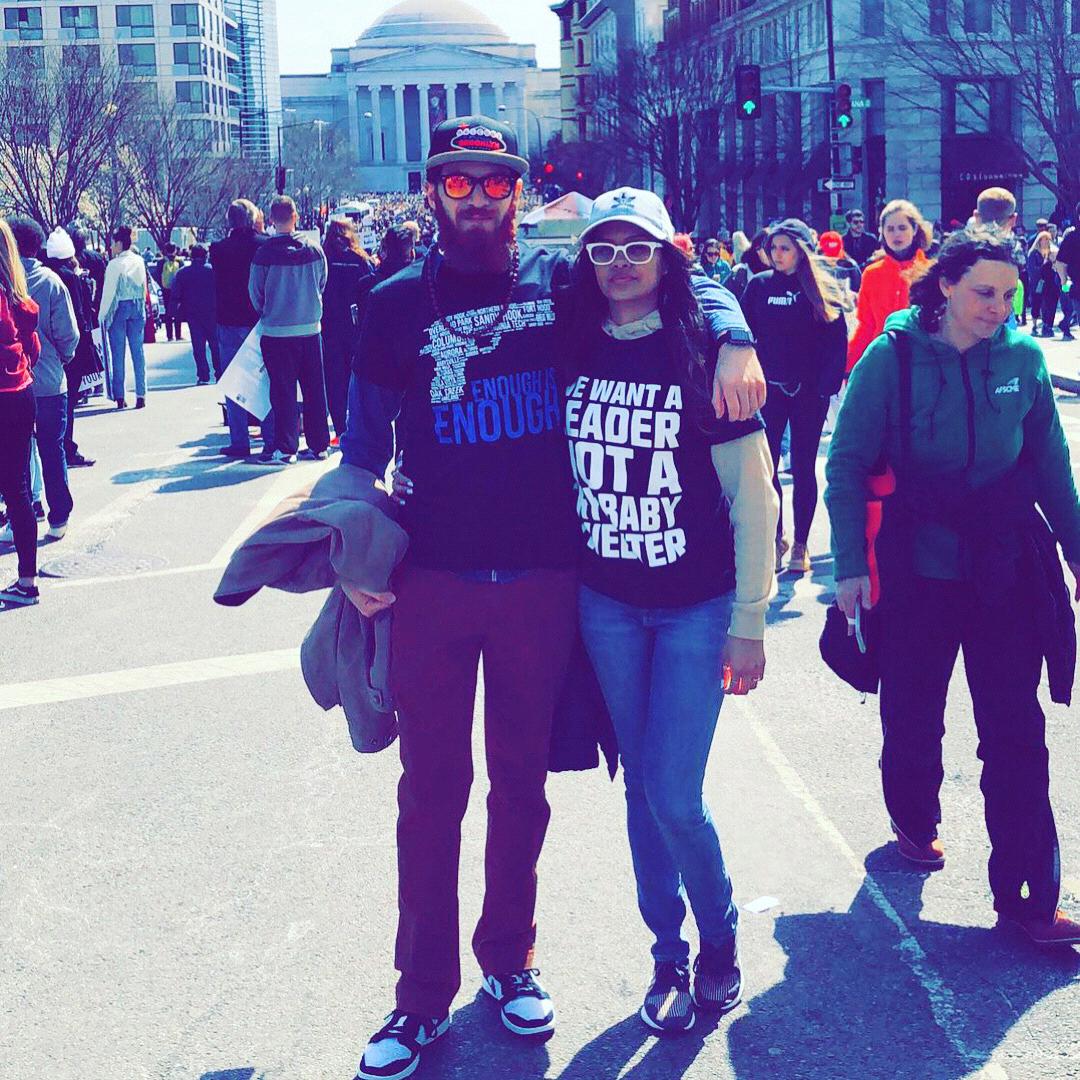 March for Our Lives Protest Against Gun Violence, Washington D.C., March 2018