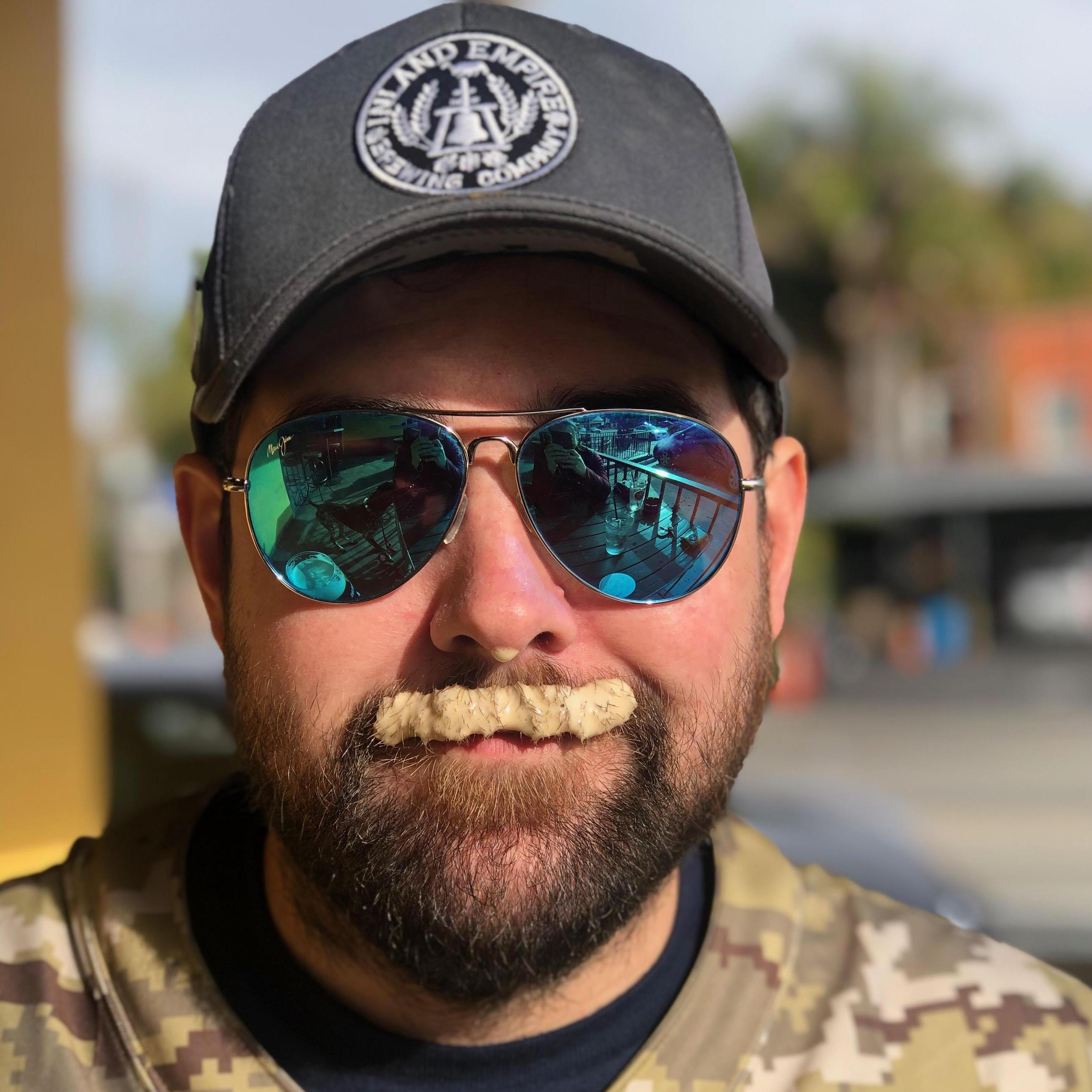 I mustache a beer question! What are we doing? I have no idea hahaha January 2019