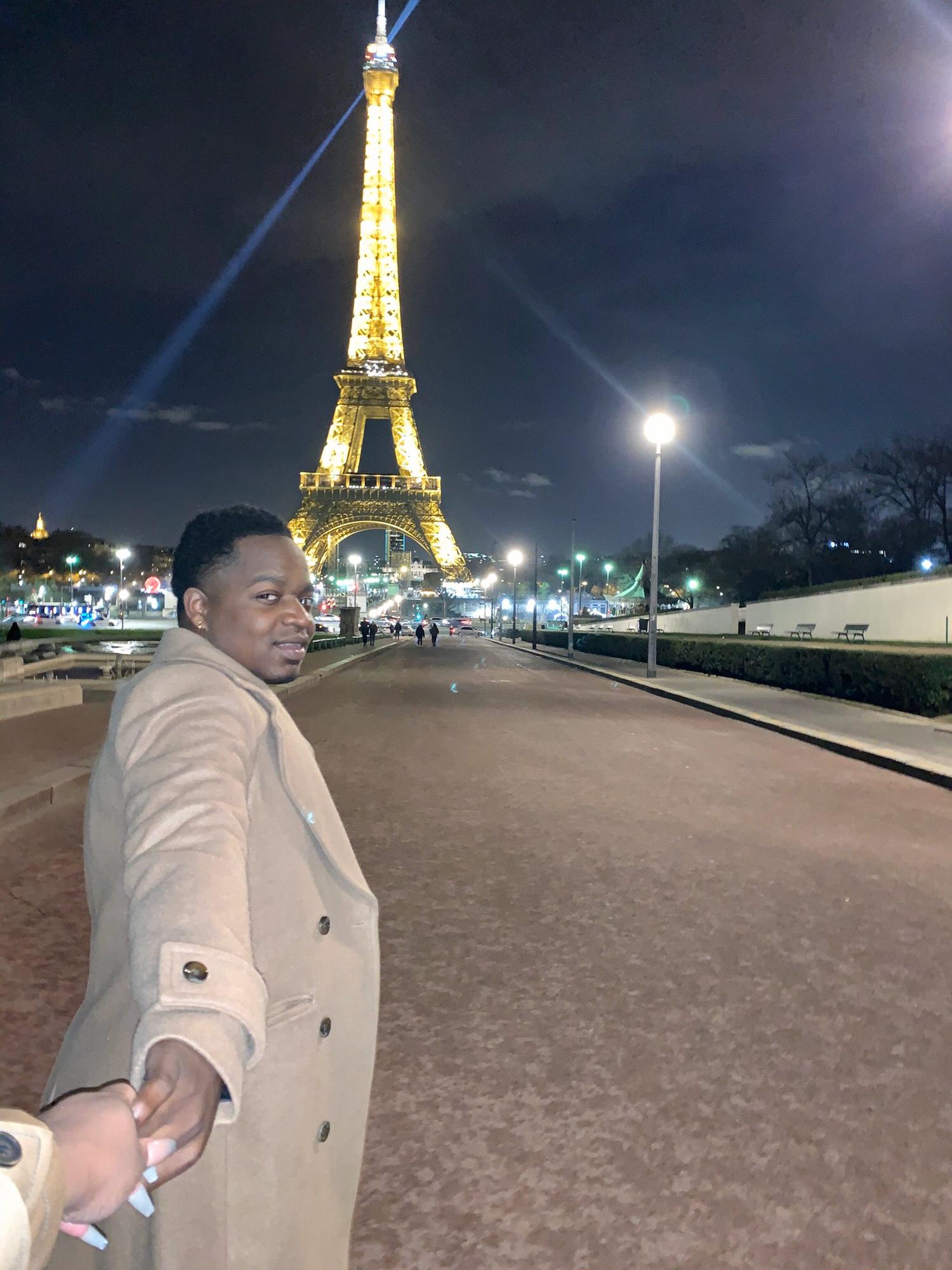 The day before we got engaged in Paris!