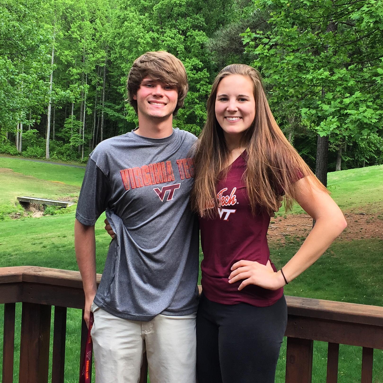 The day Ben was accepted into Virginia Tech!
05/04/2016