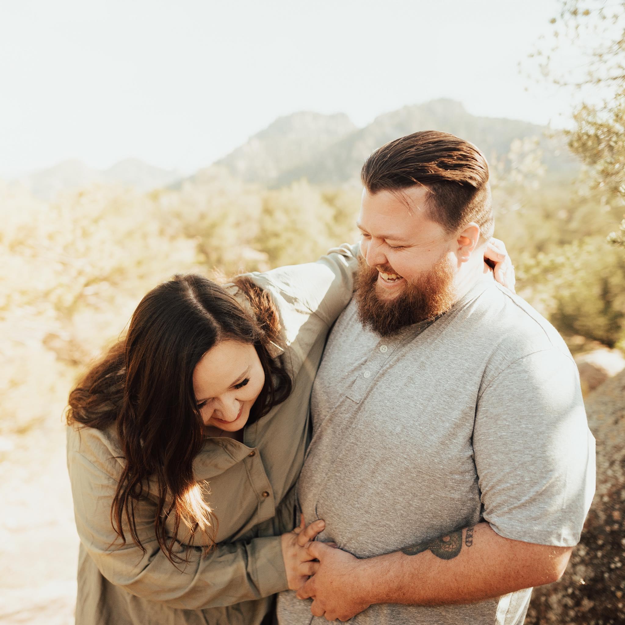 Always laughing together.