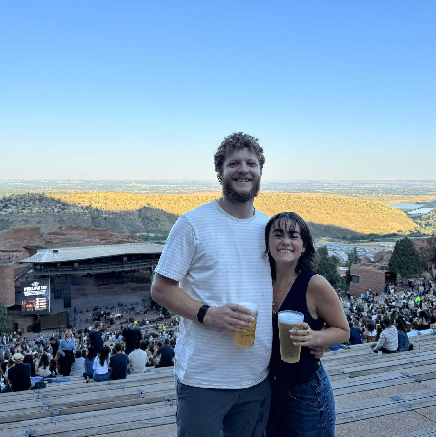 Our first concert together! We saw Gregory Alan Isakov
