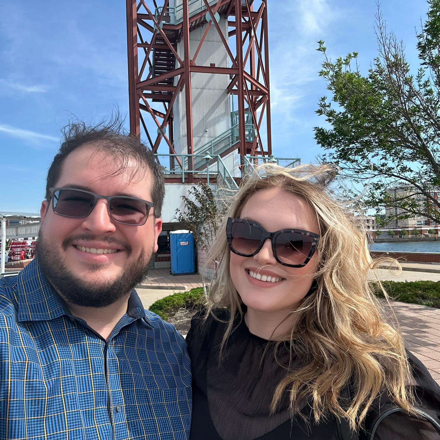 Erie, where we both spent our young adult years going to school! That day Greg showed Hannah around the city and went to LECOM and showed her where his apartment was!