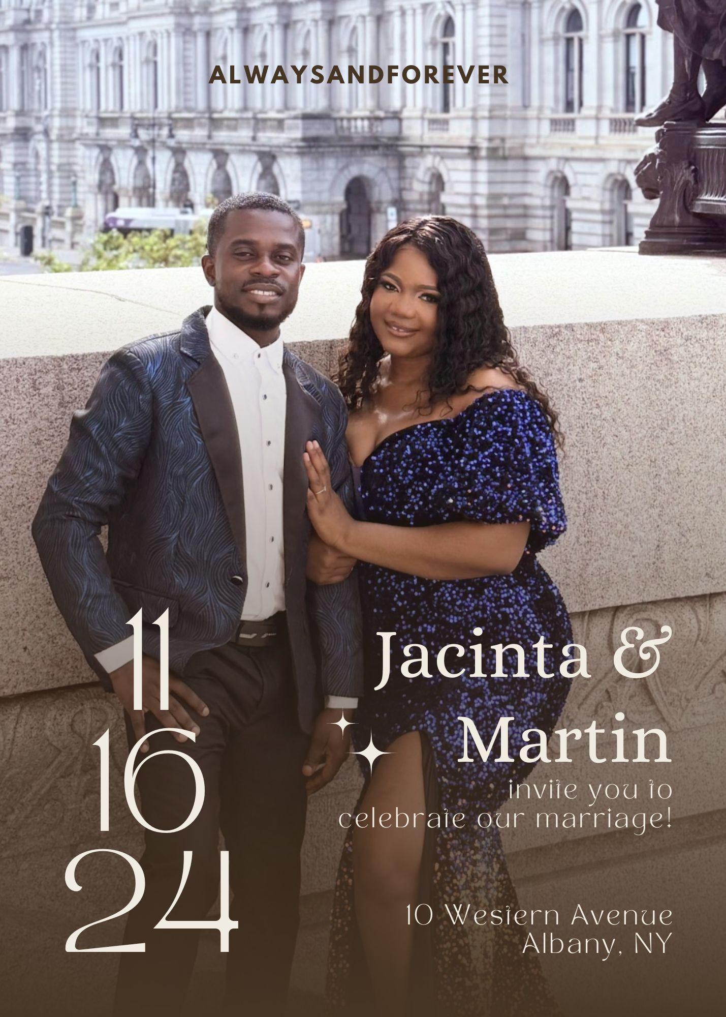 The Wedding Website of Martin Yeboah Asare and Jacinta Okpanum