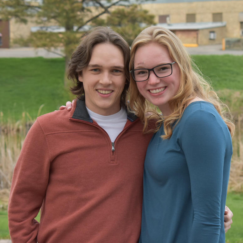 The last day of our freshman year of college (May 2017)