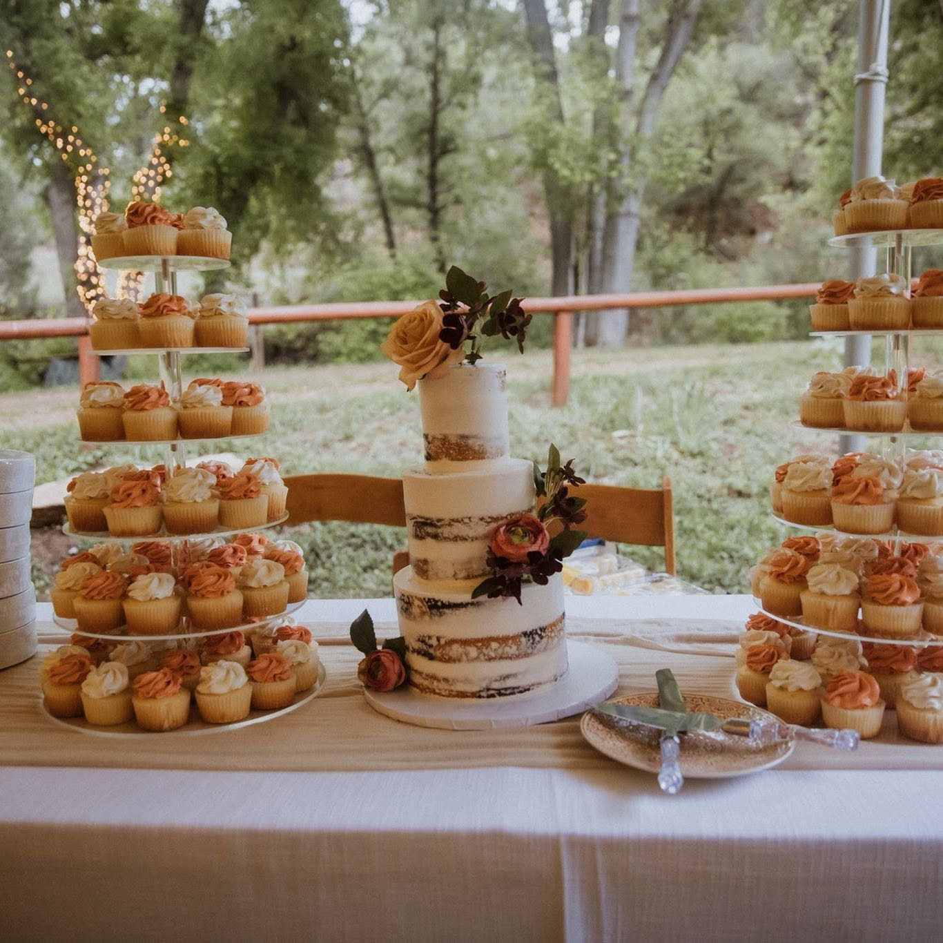 Deana made this cake and we ate the top tier 1 year after it was still just as amazing!