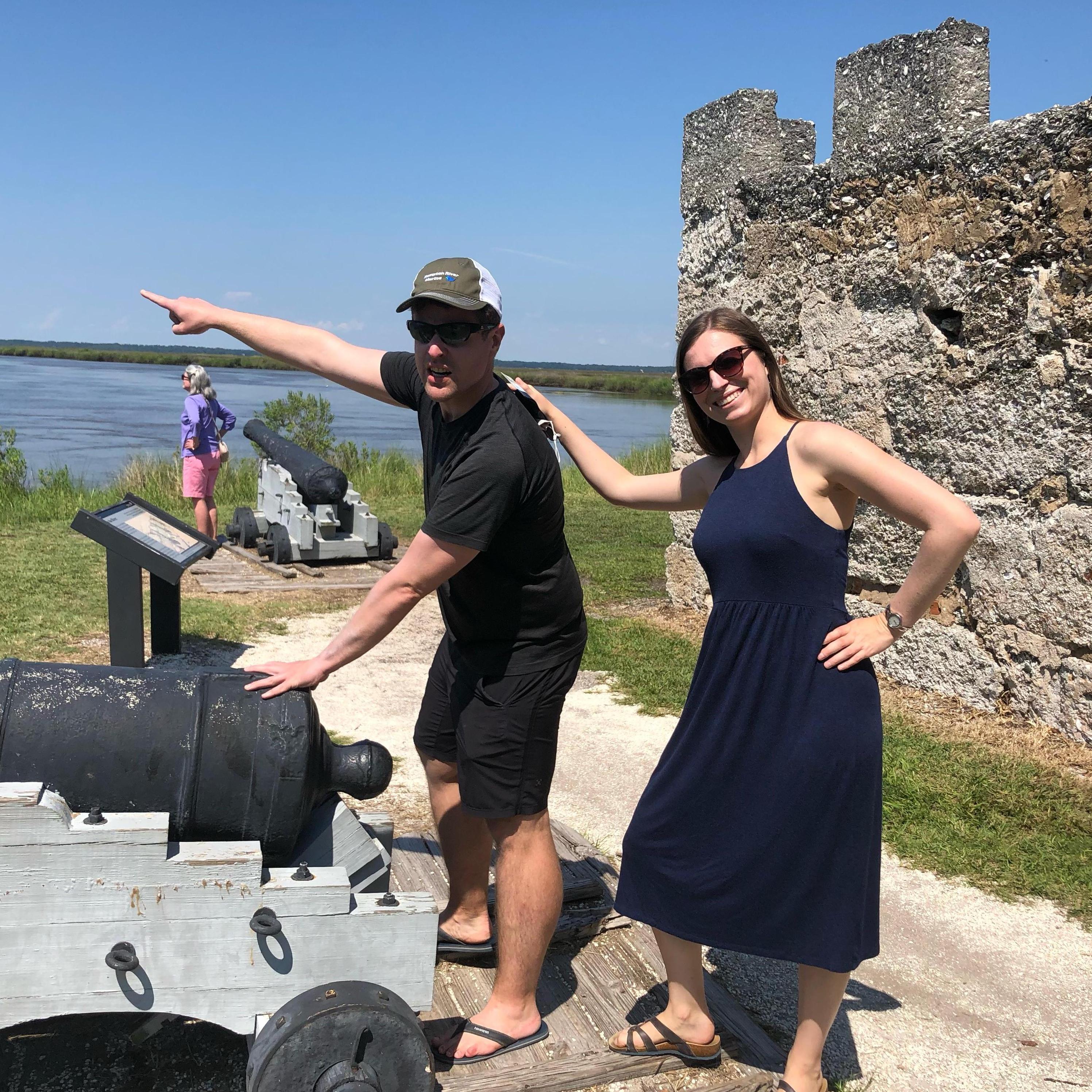 Visiting Fort Frederica on St. Simon's Island, GA