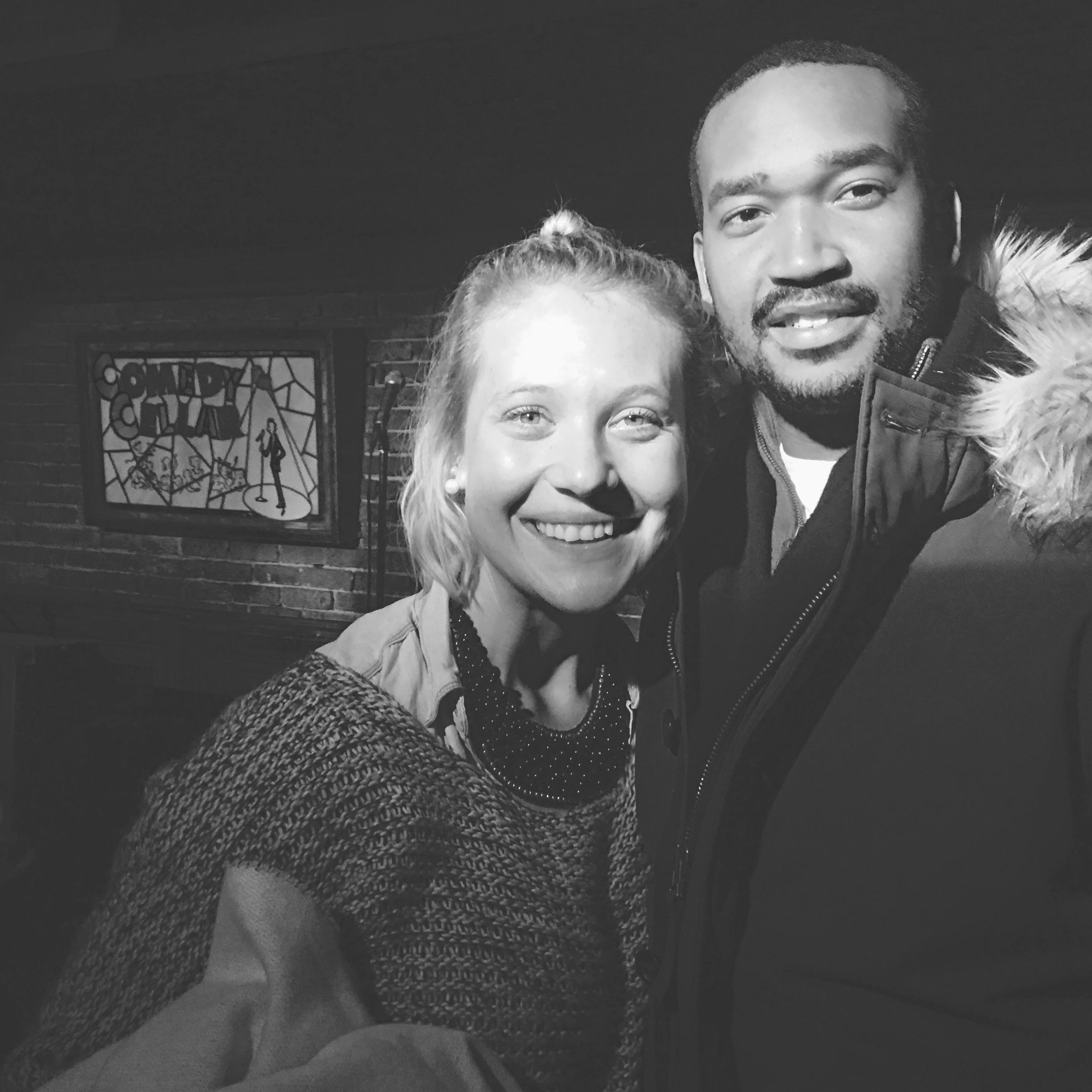At the Comedy Cellar in NYC for New Year's Eve of 2017. We got to see Amy Schumer!