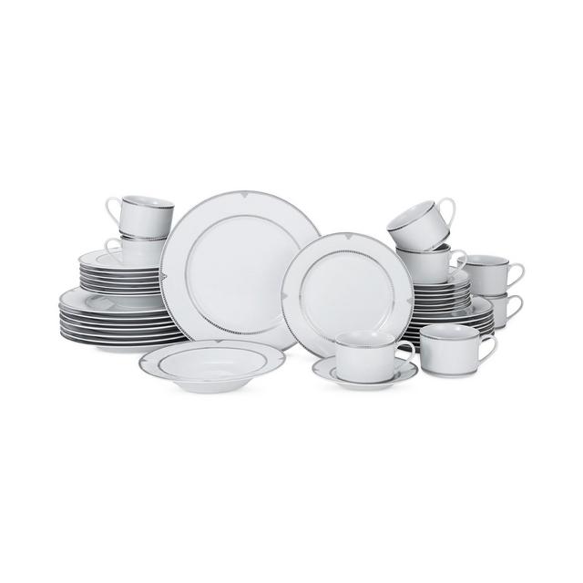 Mikasa Porcelain 40-Pc. Regent Bead Dinnerware Set, Service for 8