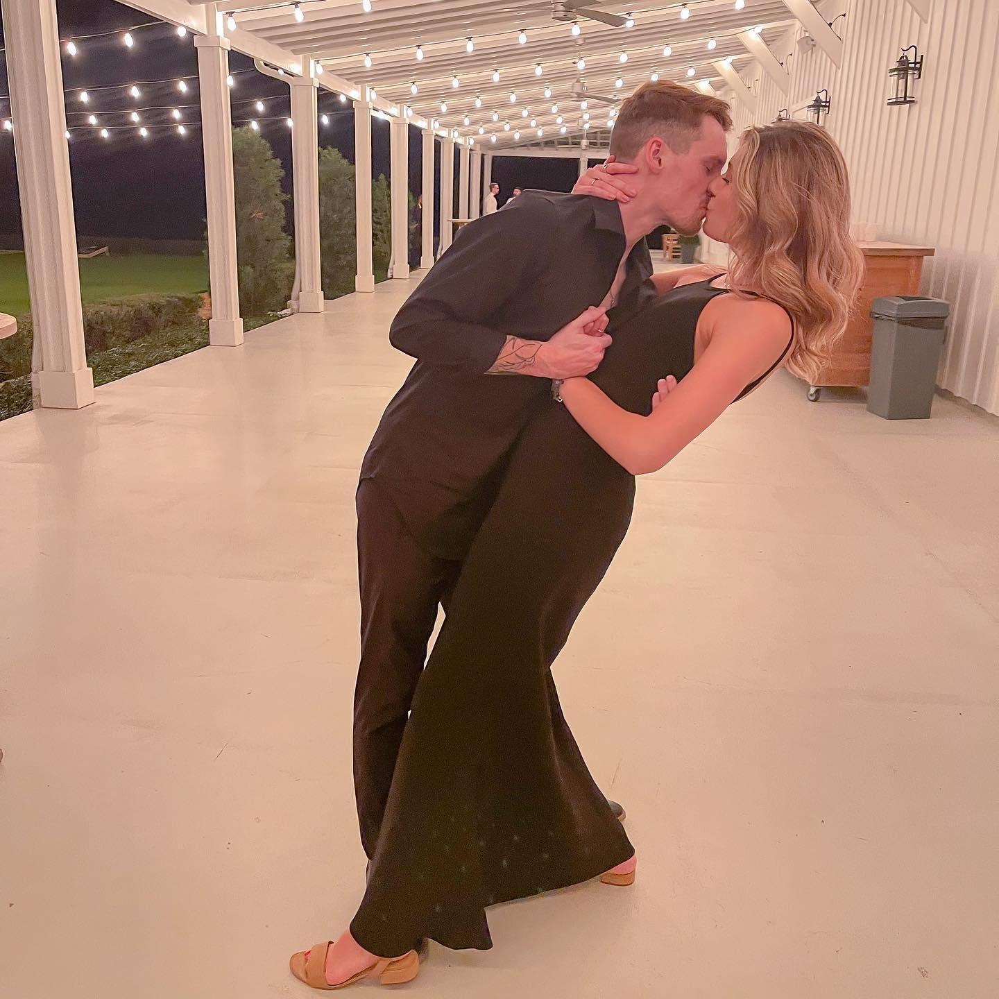 Only six days before the surprise proposal, at a friends wedding