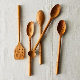 Wooden 5-Piece Spoon Set