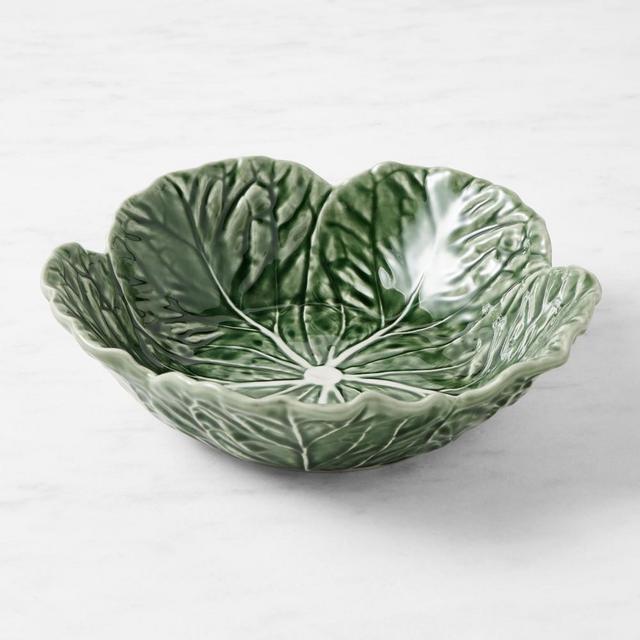 Bordallo Pinheiro Cabbage Serve Bowl, Green