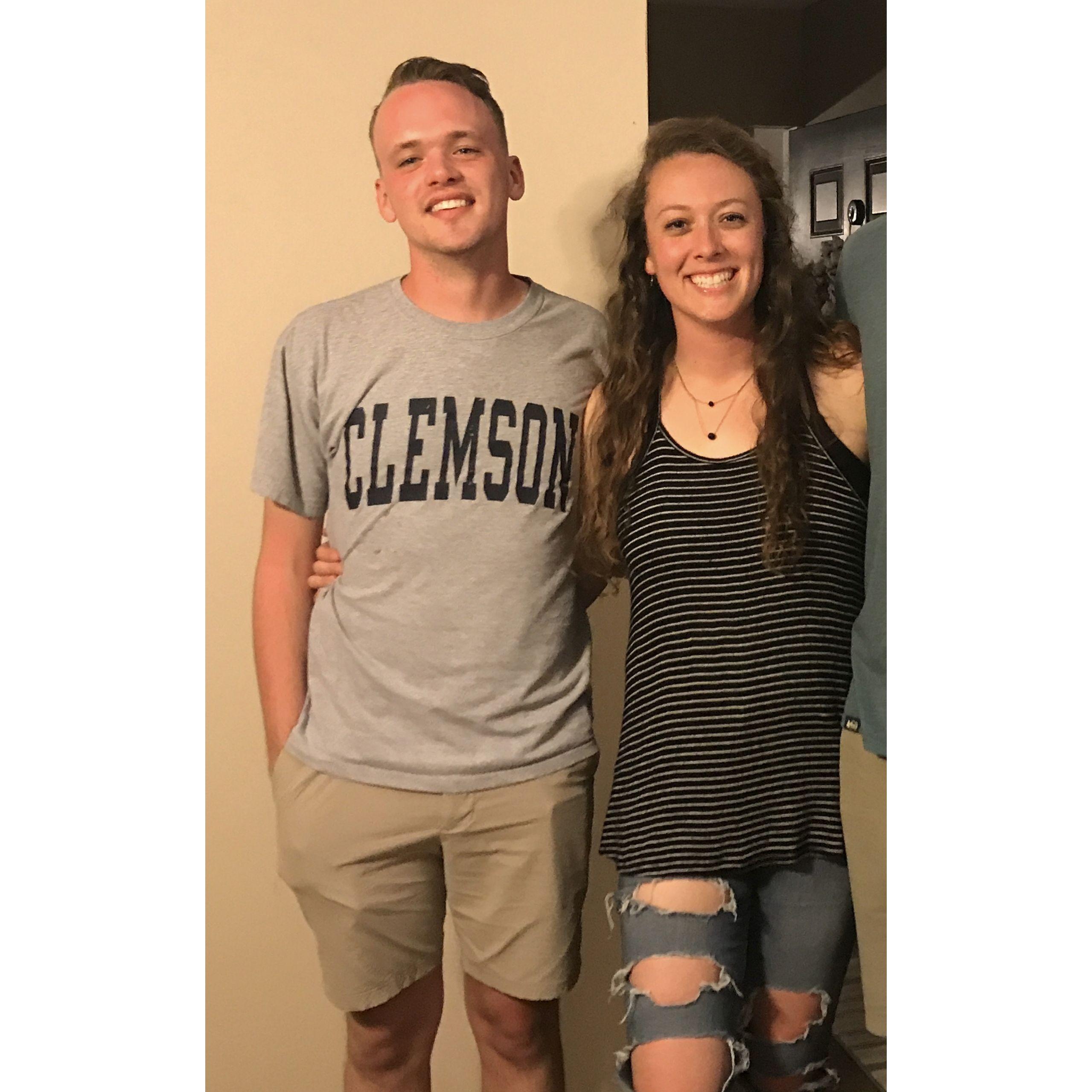 When we were just friends - the day after graduation from Appalachian State University