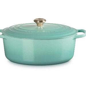 Le Creuset Signature Oval Dutch Oven, 8 qt., Color - Sage