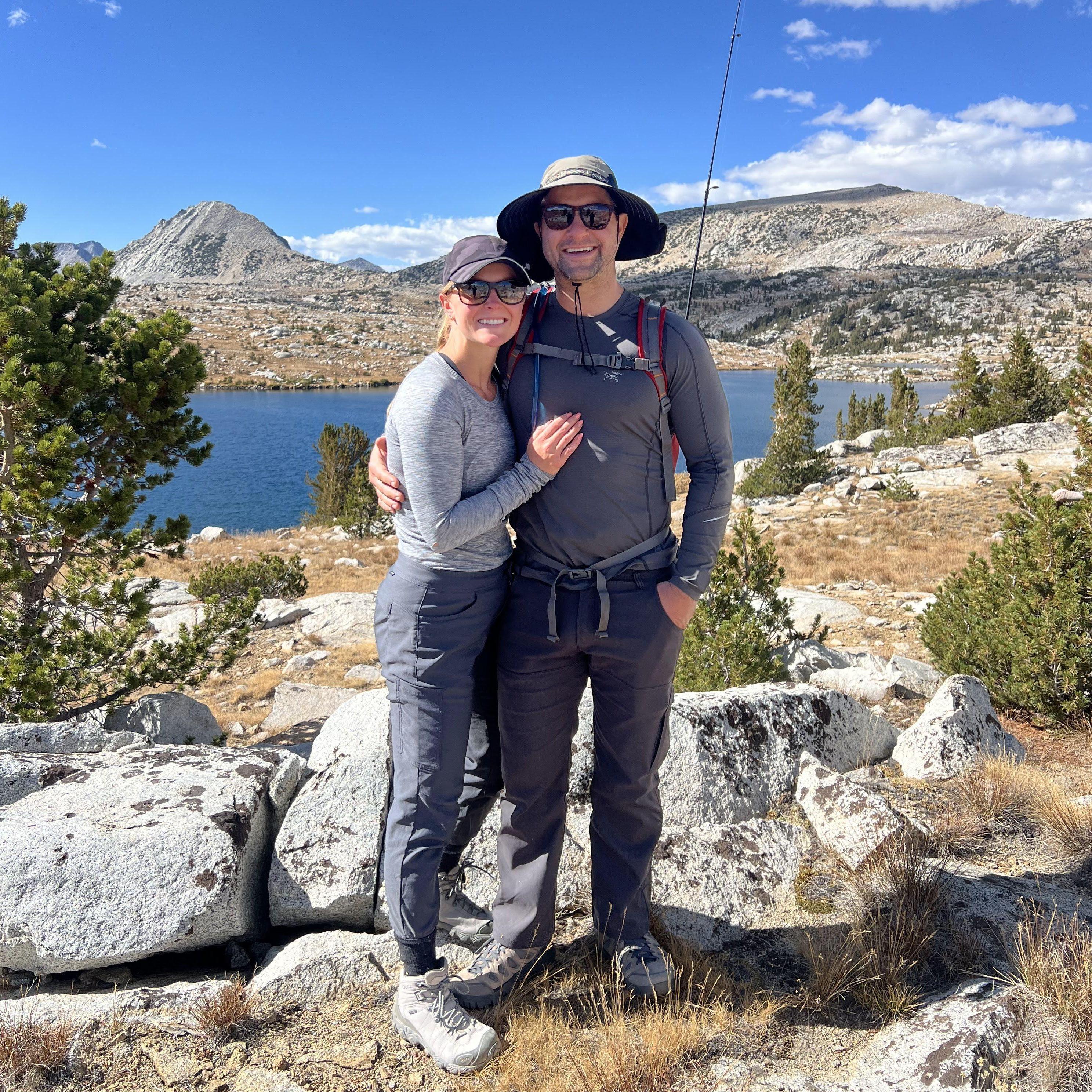 Our first tent camping trip in the Sierra Mountains!