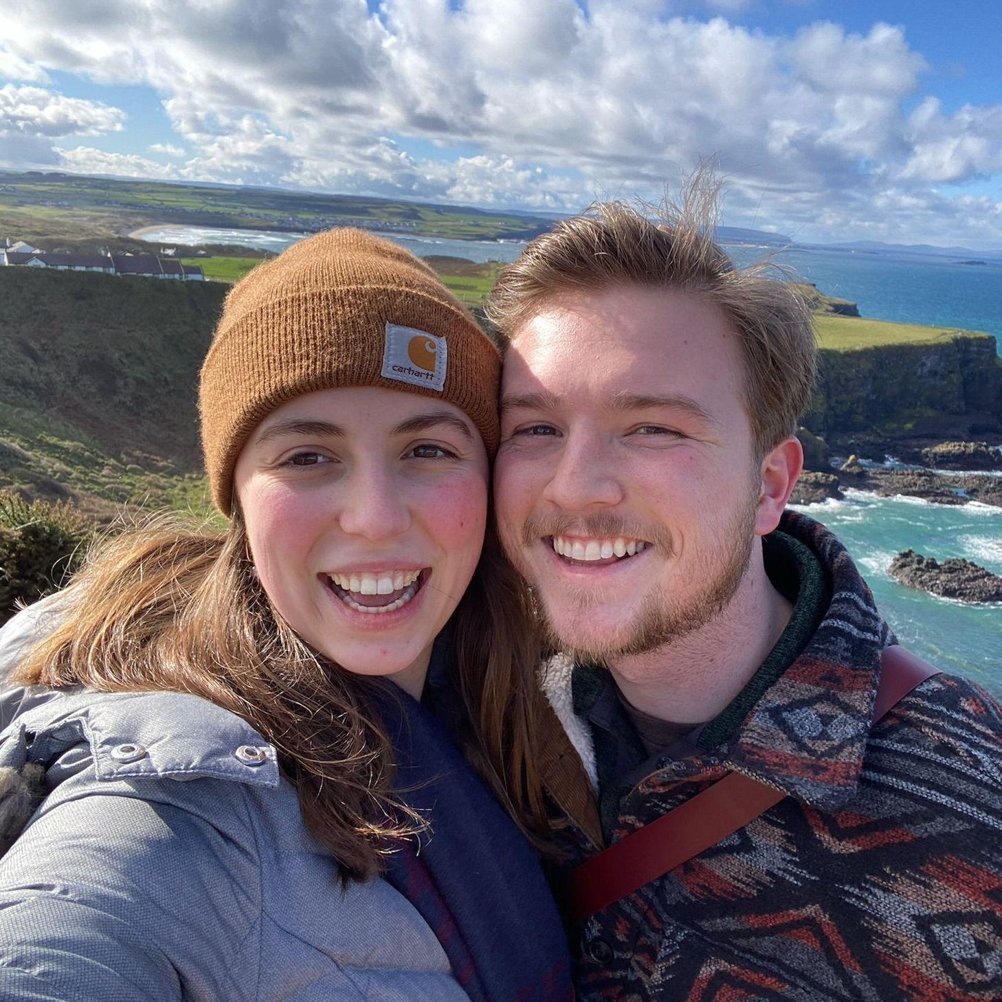 Our trip to Giant's Causeway in Northern Ireland. We both agree that this was likely the best day of our life. 10/10 recommend a jaunt along the northern coast of Ireland.