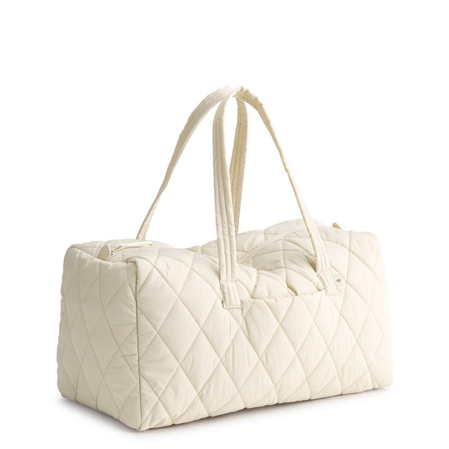 Vera Bradley Women's Outlet Ultralight Large Travel Duffel Bag Pumice Stone