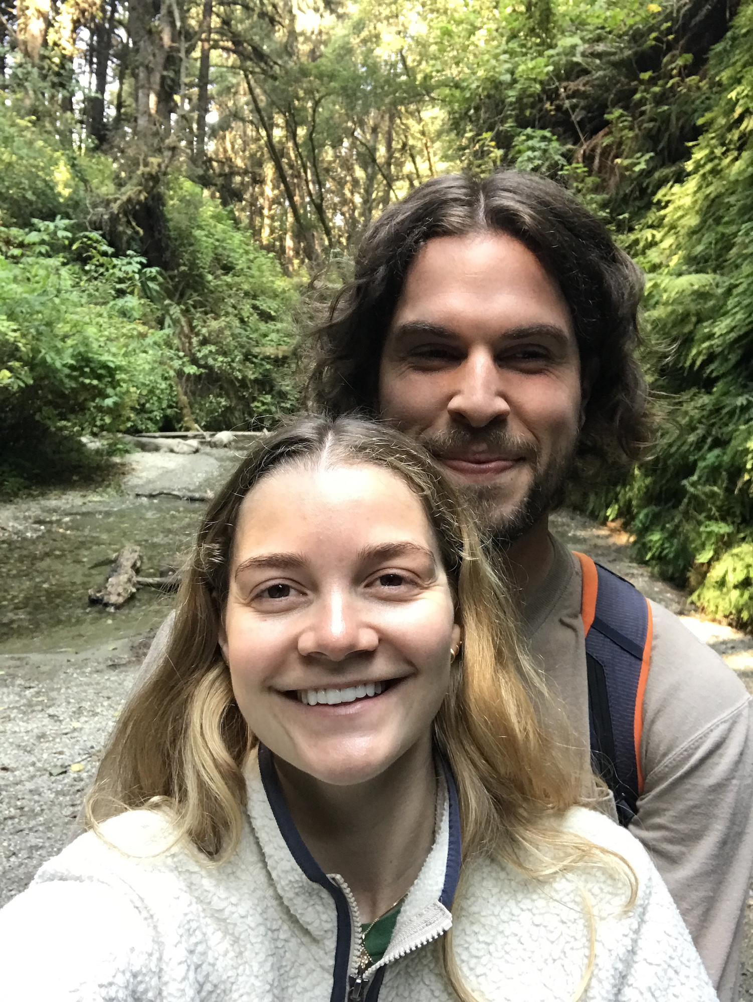 We visited some California Redwoods with Ben's parents, Dave and Gina