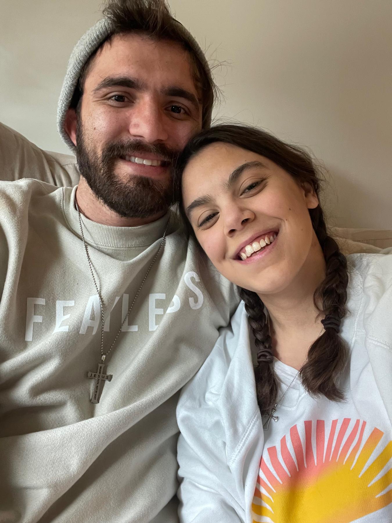 This was our first picture together. It was on our second date, and right before we made it "offical"!
