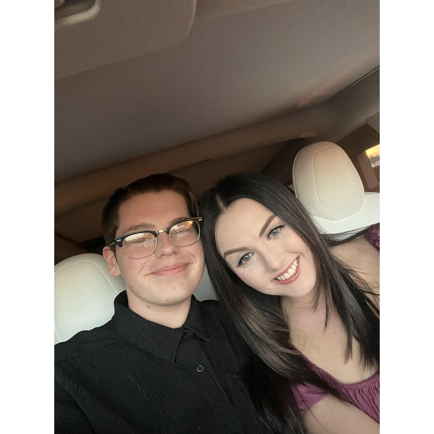 Our first official date.