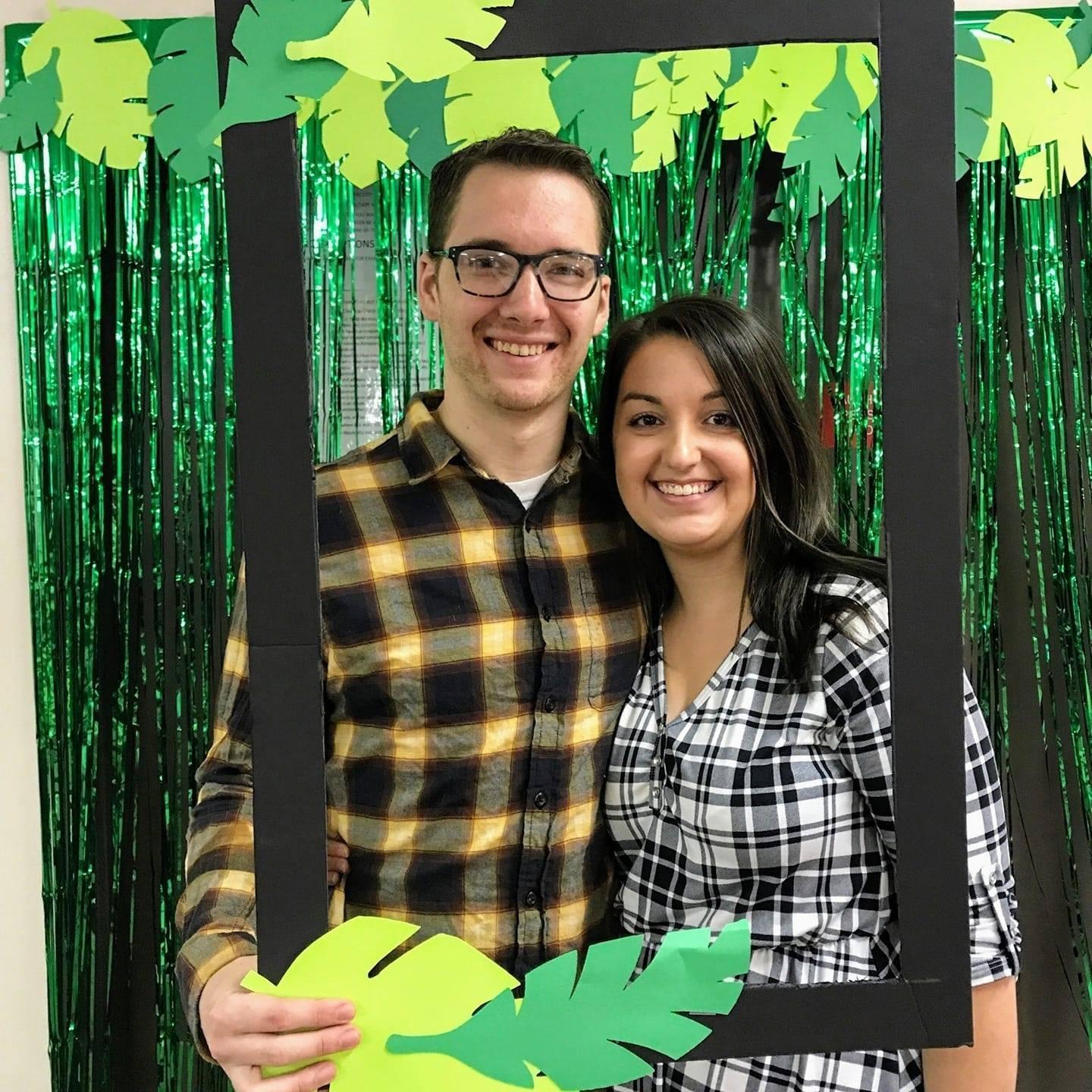 Drew and Makayla at the twins first birthday