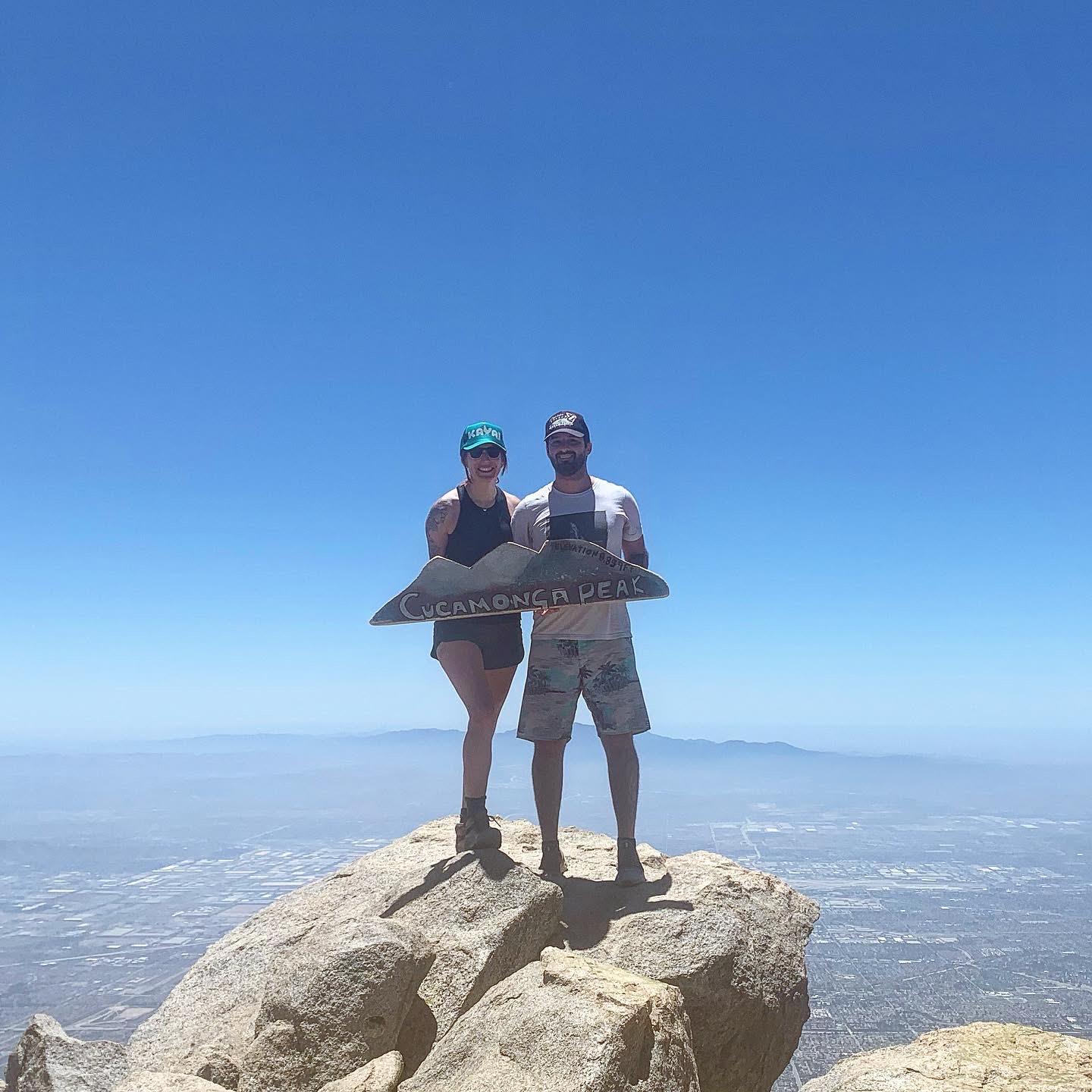 We hiked Cucamonga together