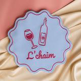 L'Chaim Cocktail Coaster, Set of 4