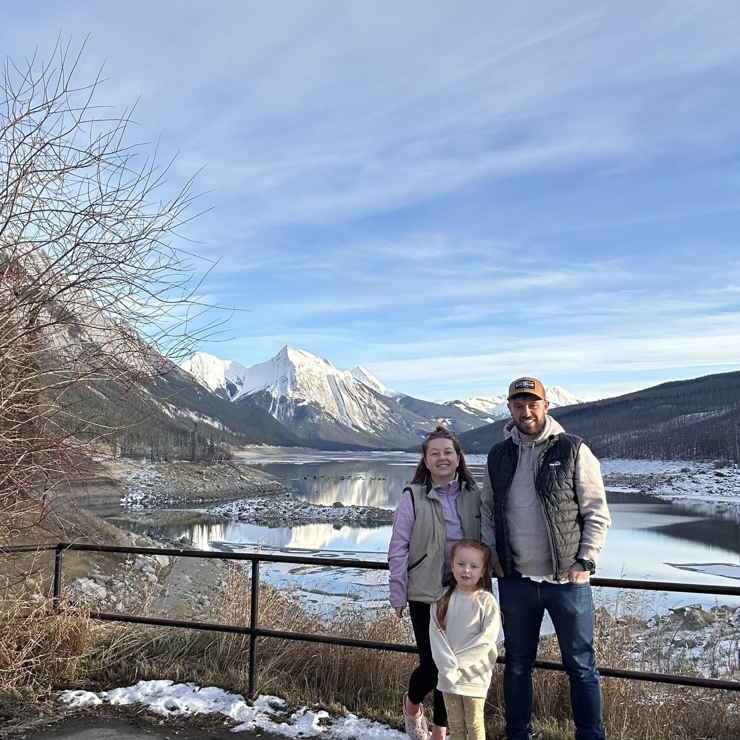 01/11/2024 - medicine lake, someone pulled up right as Ashley was about to propose to say there was moose near the lake further down, so off we went on a 40 minute unplanned detour (poor ash)