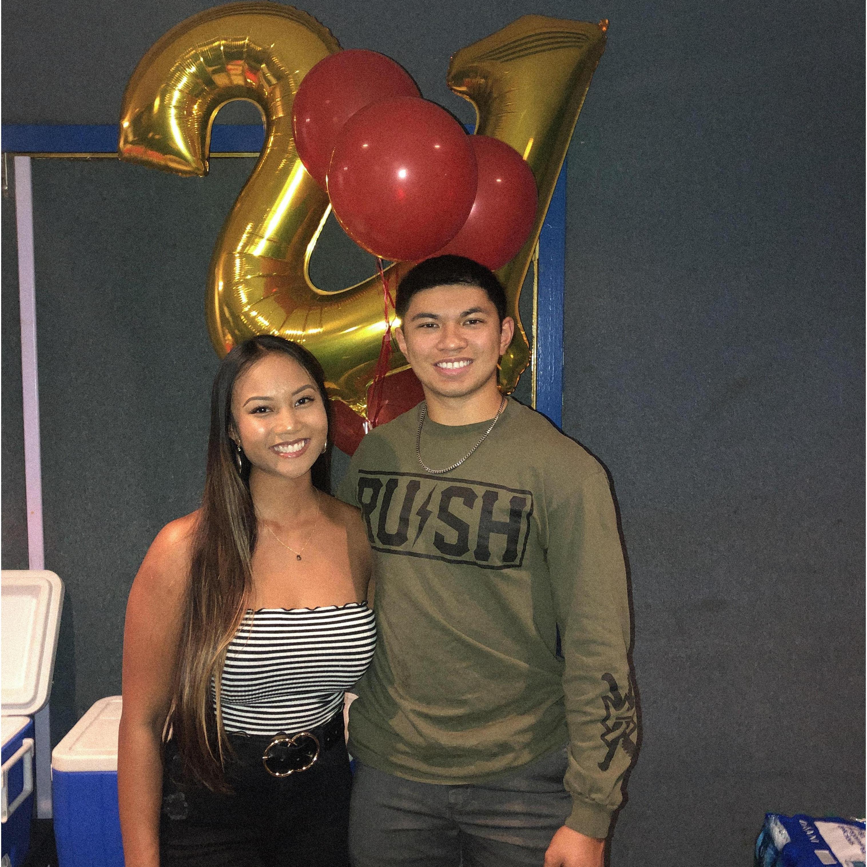 Micah's 21st birthday.