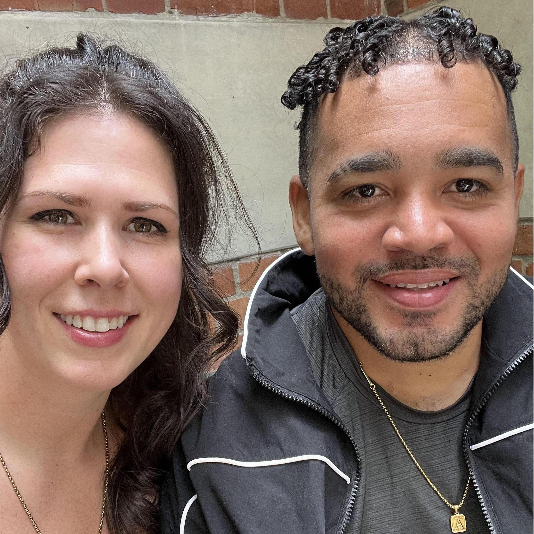 Celebrating interview in Bogota