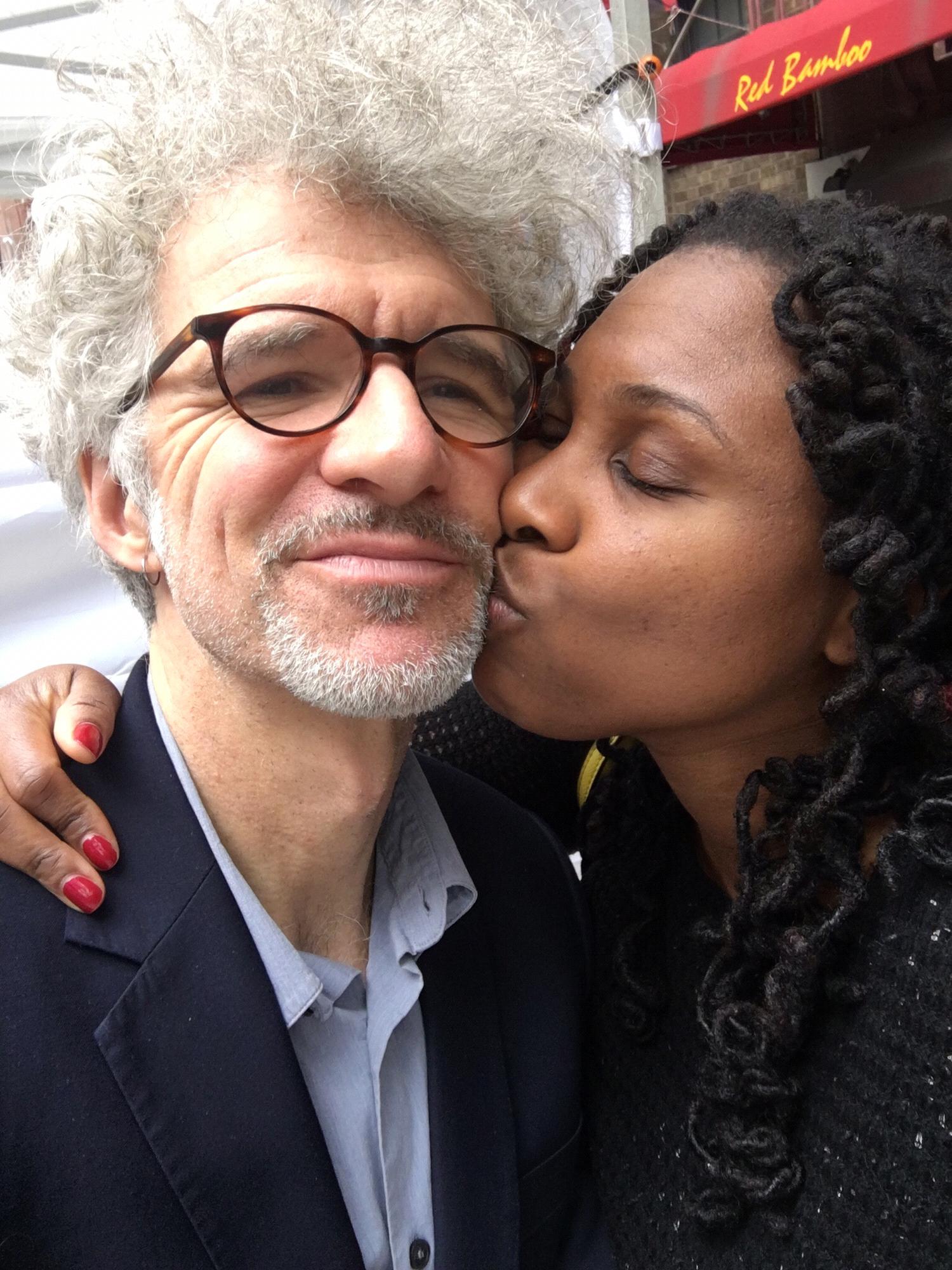 I'm the happiest, most blessed (and most kissed) man on planet earth.