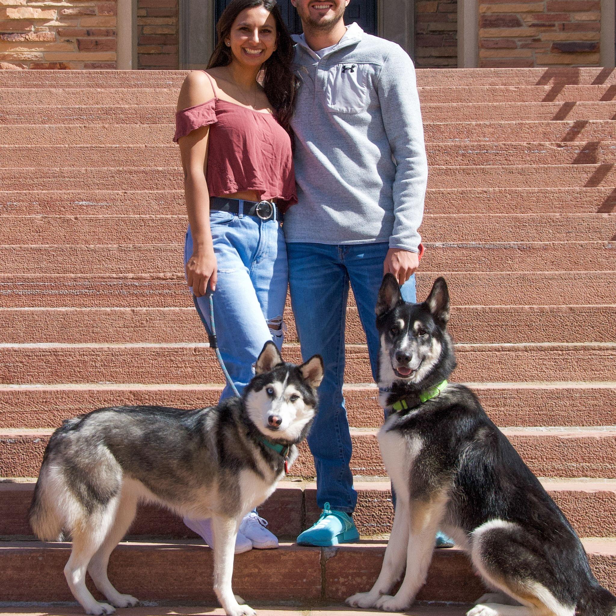 My under grad graduation photos with our family