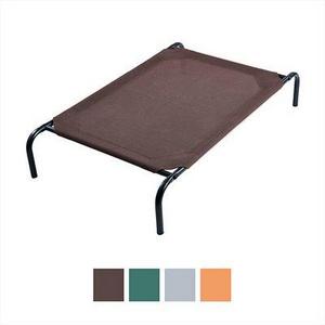 Frisco Steel-Framed Elevated Pet Bed - Large, Grey