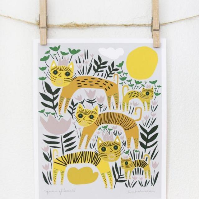 Queen of Beasts Print