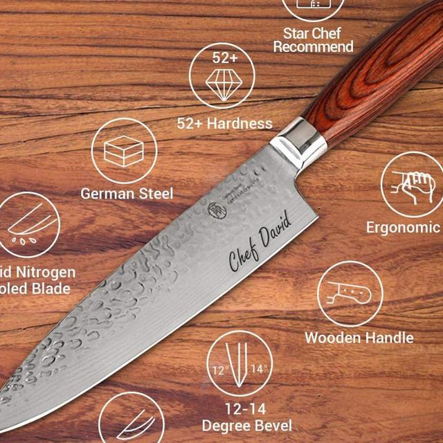 Personalized 8" CHEFS KNIFE Chef...
