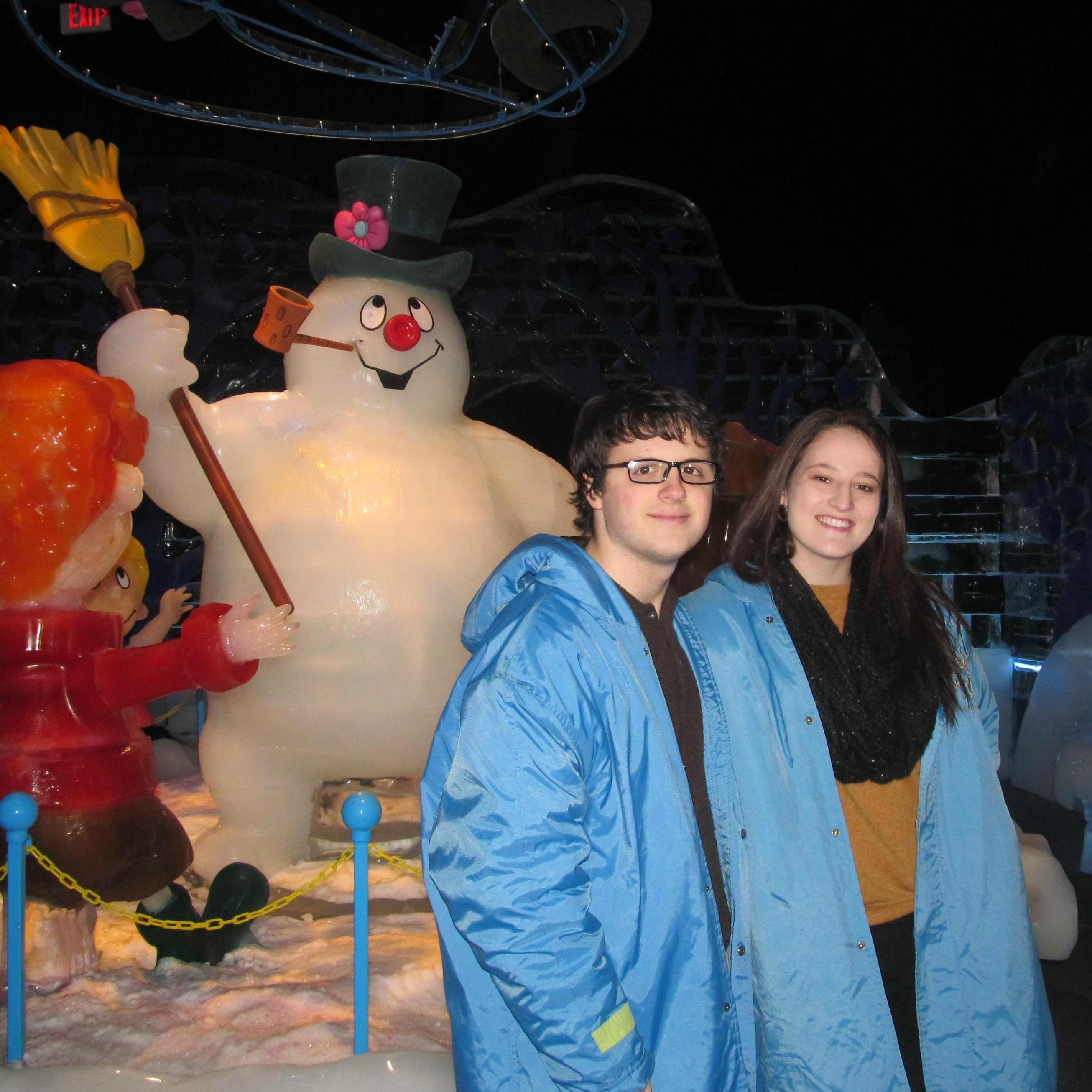 Their first time seeing Gaylord ICE together [2014]