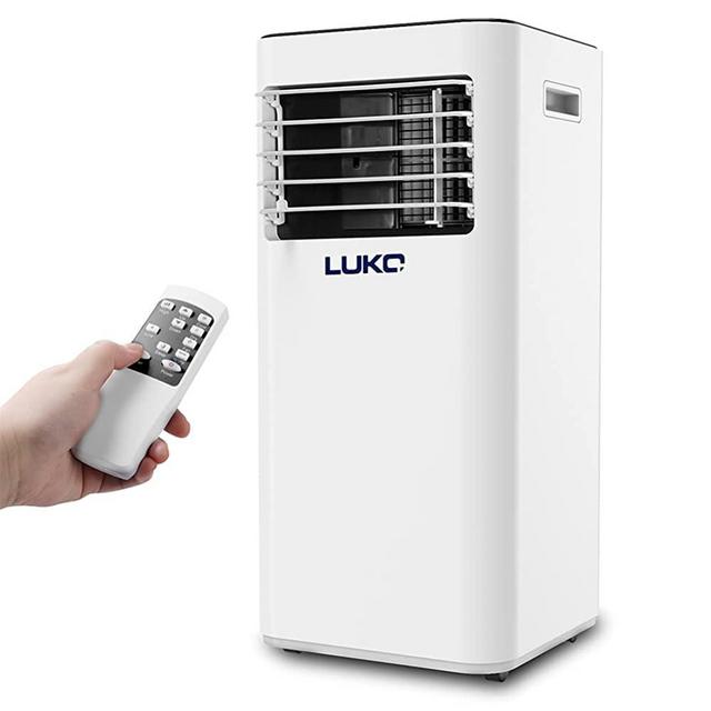 LUKO 3-in-1 Portable Air Conditioner,Dehumidifier,Fan, 8,000 BTU,AC air conditioner for Rooms up to 200 sq ft, for Bedroom, Office, Living Room,Garage,White