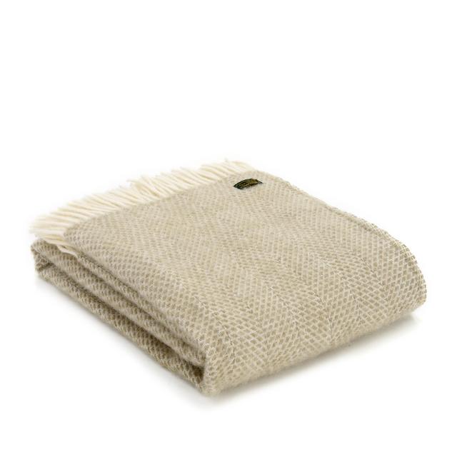 Tweedmill Oatmeal Wool Throw