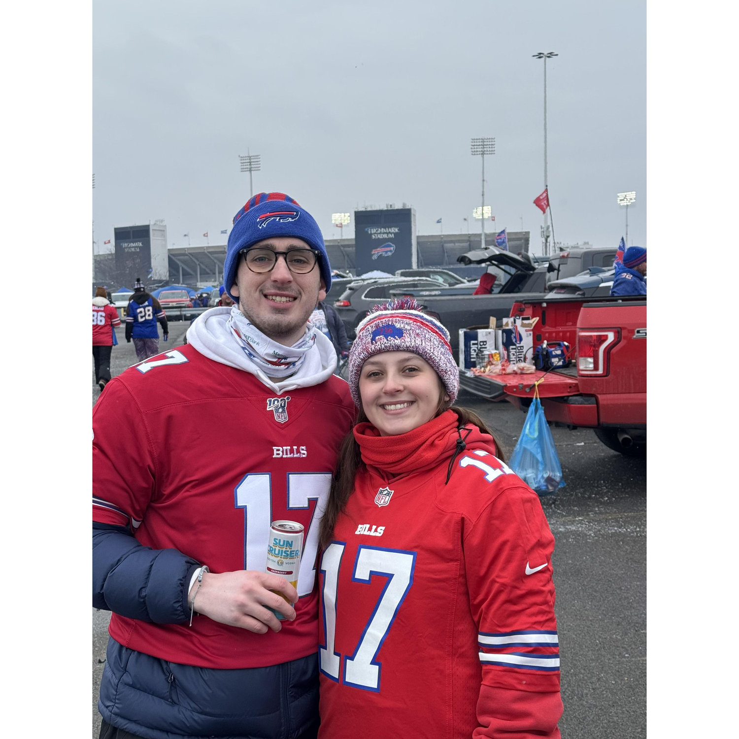 Interesting how many Bills games this Giants fan attends...