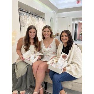 When I asked Jade and Kaylie to be my bridesmaids!