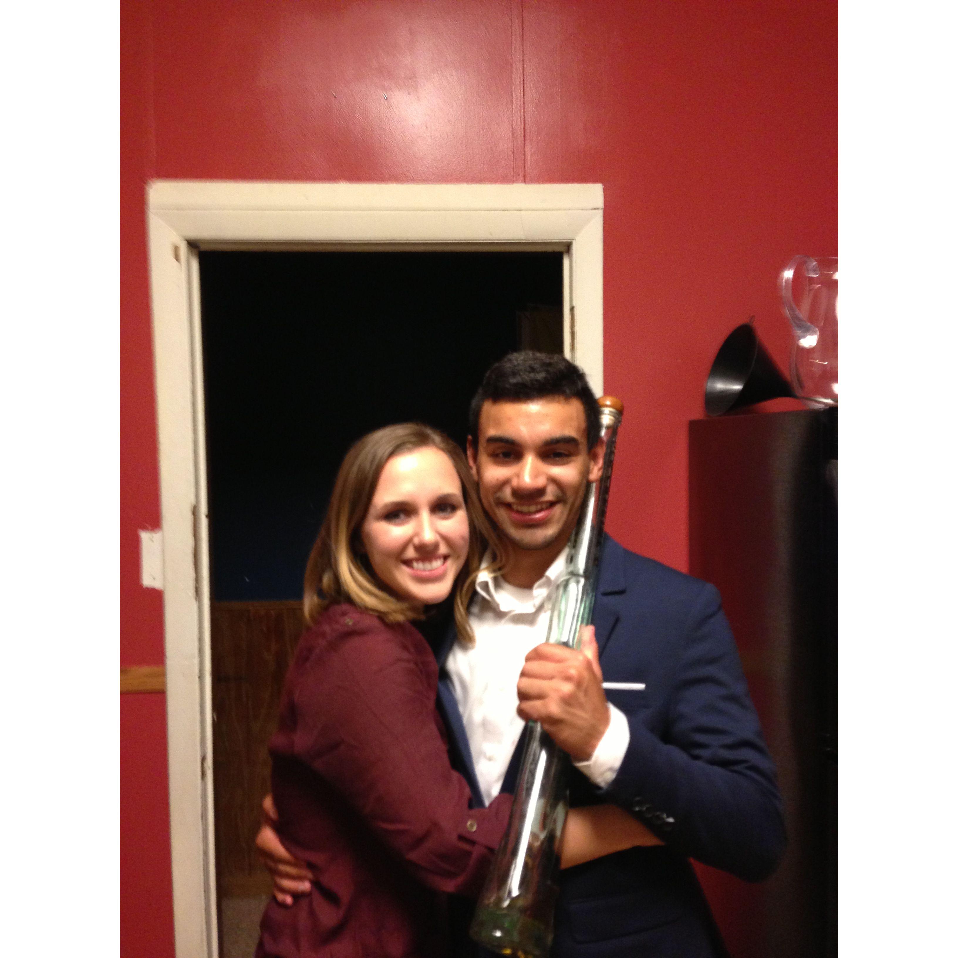 Drew's 21st Birthday and his Tequila Shotgun!